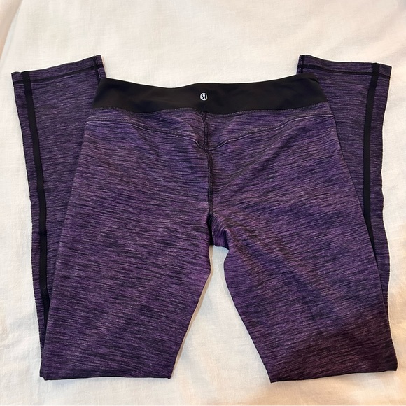 Lululemon Forme Pant Reversible Slub Denim Tender Violet / Black - Picture 4 of 7